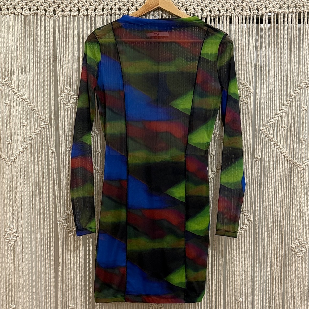 BSL Mesh Bodycon Mini Dress